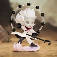 A cute Naruto Pop Mart Blind Box from the Ninkai Taisen Series featuring a collectible chibi anime desktop decoration model.