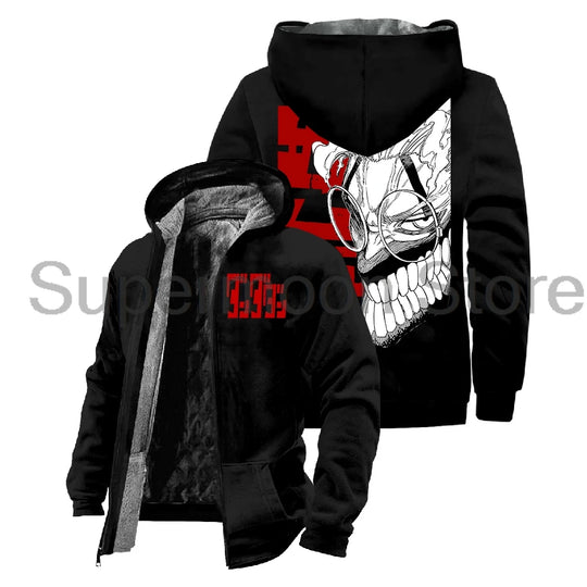 Dandadan Okarun Anime Harajuku Zip Hoodie | Winter Jacket