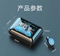 Demon Slayer Tanjiro Nezuko Bluetooth Anime Headset wireless charging sports fitness earbuds
