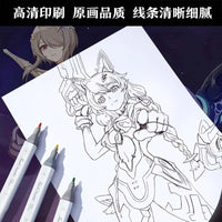 Chainsaw Man Anime Colouring Book multiple pages fan-drawn anime outline sketches colouring
