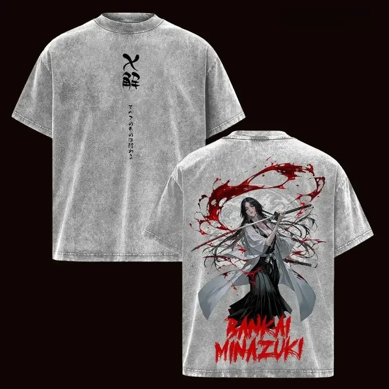 Unohana Retsu T-Shirt Bleach short-sleeve manga shirt for Soul Society and Thousand-Year Blood War fans