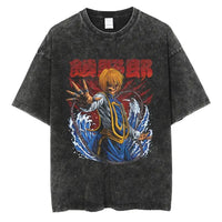 Hunter x Hunter Gon Freecss Print T-Shirt featuring oversized design and vibrant artwork