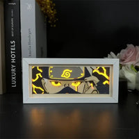 Naruto Uchiha Sasuke 3D Anime LED Light Box illuminated warm glow anime desk lamp decoration