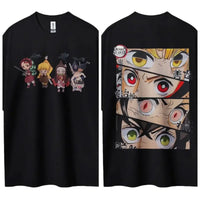 A popular Hot Anime Demon Slayer T-Shirt featuring classic characters in a comfortable, casual short-sleeved top.