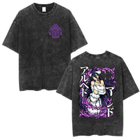 Albedo Overlord Vintage Washed T-Shirt Anime Graphic Tee