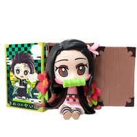 Demon Slayer Tanjiro Nezuko Blind Box Figure anime cartoon statue ornament surprise gift
