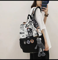 One Piece Luffy Anime Backpack school laptop travel bag men women bold print gift