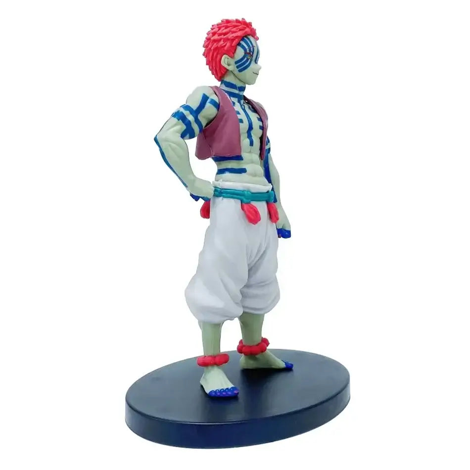 A highly detailed 16cm Demon Slayer Anime Figure made of premium PVC, showcasing Kamado Tanjiro in a dynamic warrior action pose for desktop decoration.