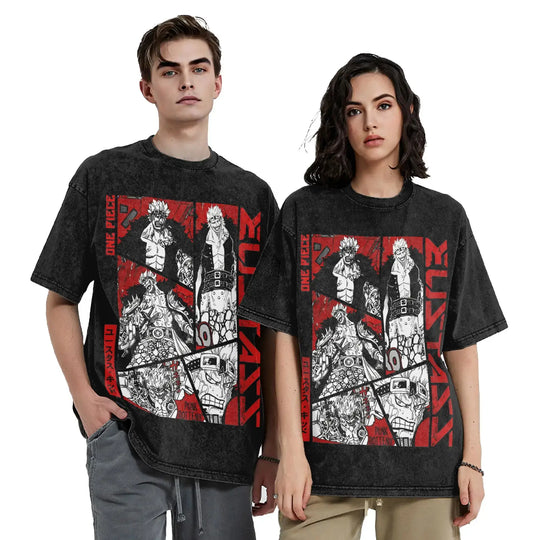 Eustass Kid One Piece Washed T-Shirt | Vintage Streetwear