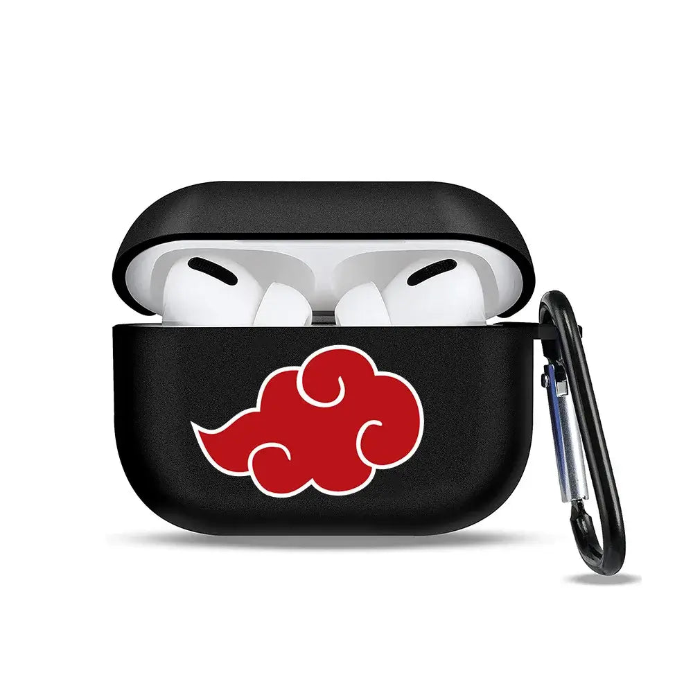 Naruto Itachi AirPods Case Soft Anime Cover TPU cartoon Uchiha Itachi Gaara Akatsuki character figure protective case fits AirPods 1 2 3 Pro Pro2