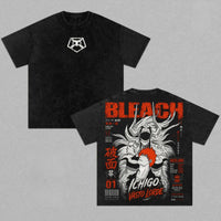 Kurosaki Ichigo Bleach Manga T-Shirt | Vintage Washed Tee