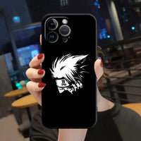 A protective Naruto iPhone Case featuring dynamic anime art, compatible with Apple iPhone 15, 14, 13, 12, 11 and Pro Max models.