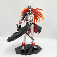 A detailed 32cm Bleach Anime Figure GK model featuring Kurosaki Ichigo in battle pose, available with Ulquiorra Cifer and Toshiro Hitsugaya variants.