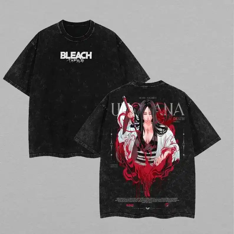 Ichigo Kurosaki Hollow Mask Washed T-Shirt | BLEACH Streetwear