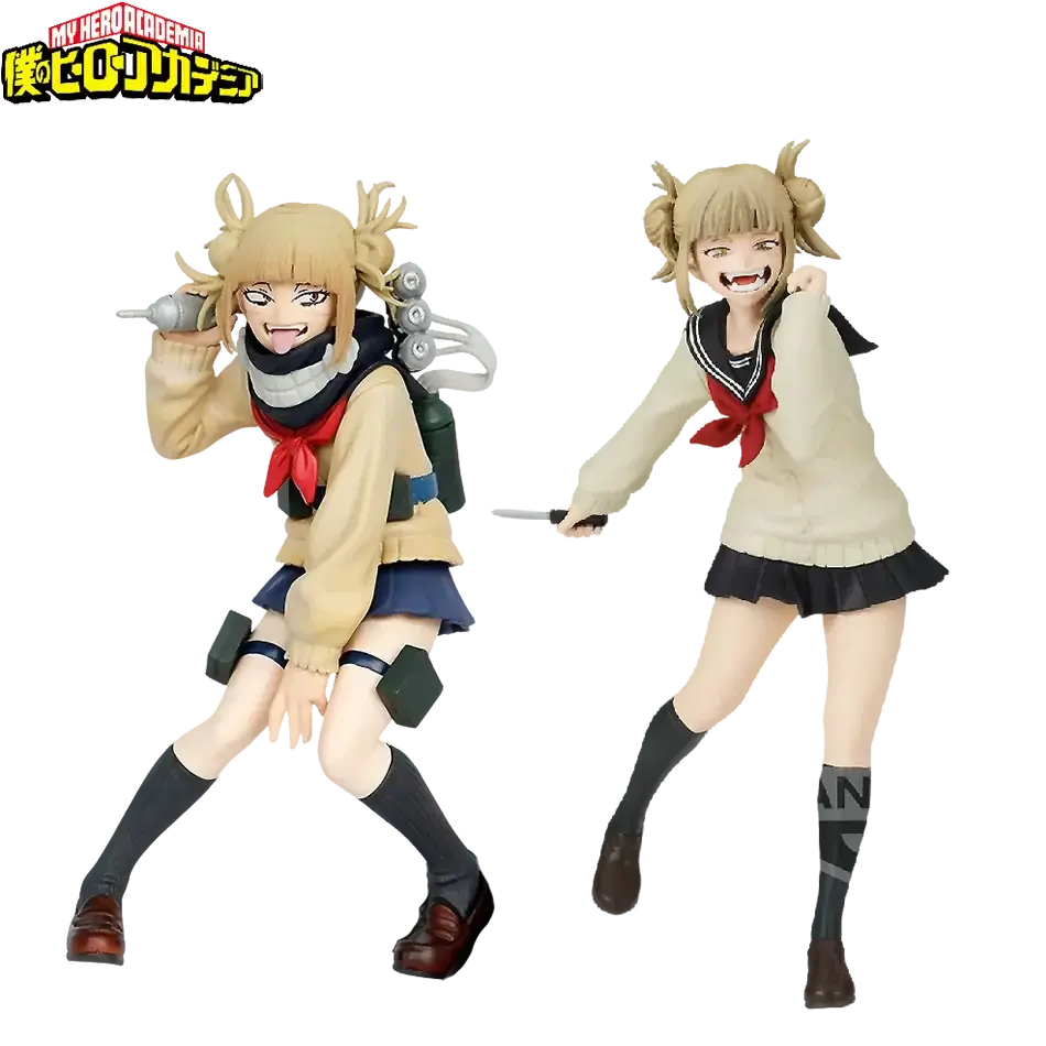 A highly detailed 15cm Toga Himiko Figurine made of premium PVC, standing in a dynamic My Hero Academia anime pose.
