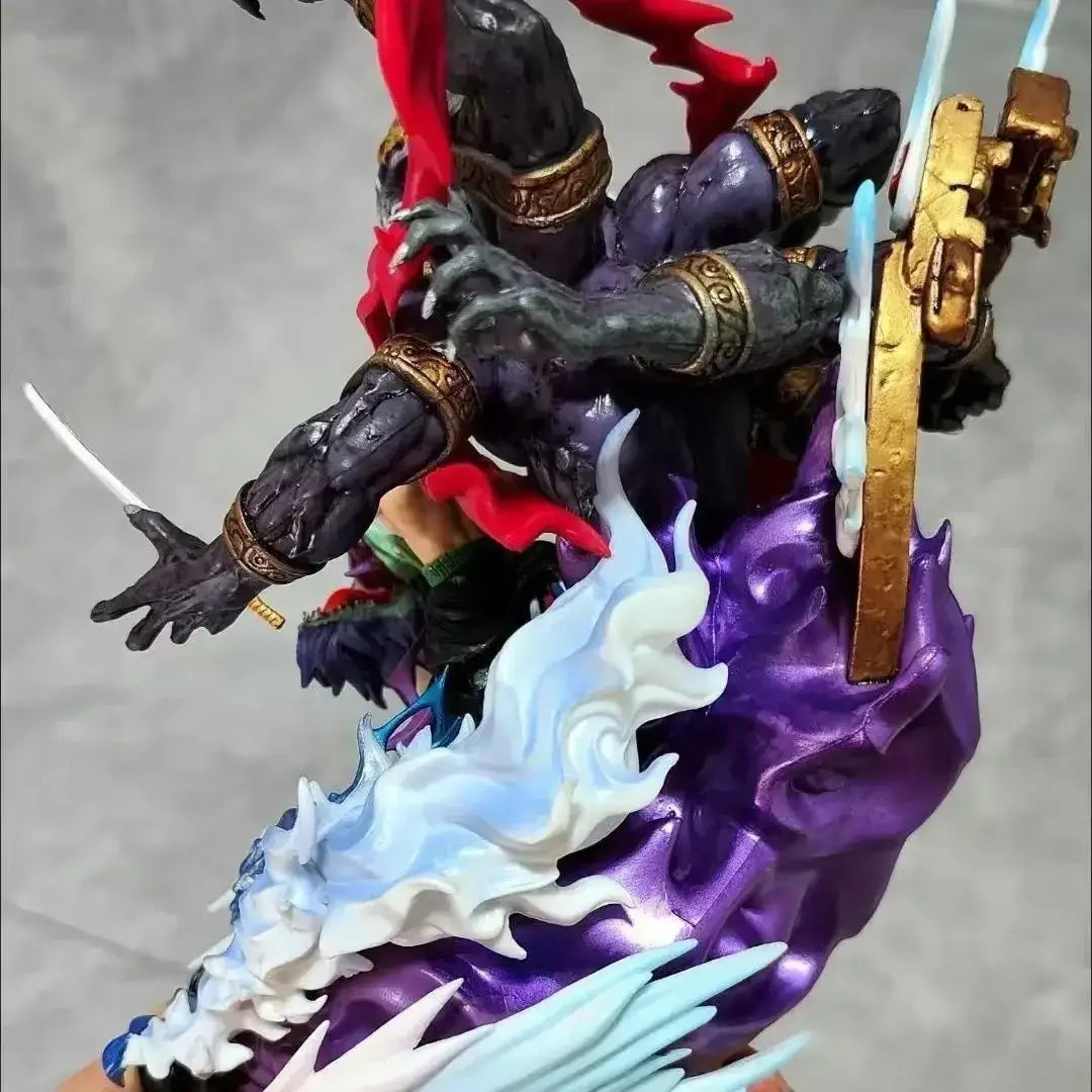 Roronoa Zoro Hell Form Action Figure PVC One Piece collectible anime character statue