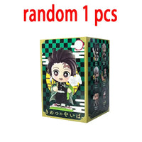 Demon Slayer Tanjiro Nezuko Blind Box Figure anime cartoon statue ornament surprise gift