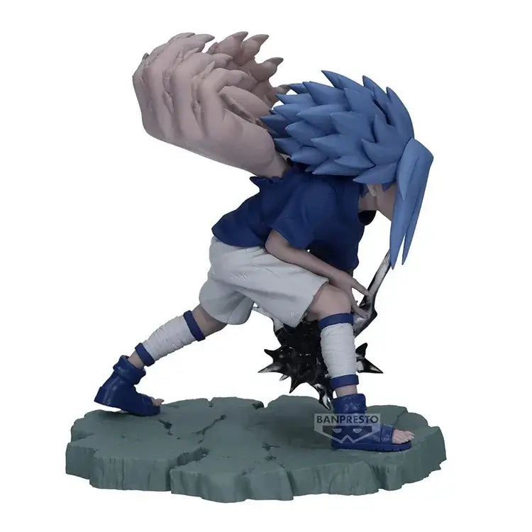 A 100% Genuine Bandai Banpresto Naruto Shippuden Memorable Saga anime figure of Kyuubi Naruto VS Uchiha Sasuke.
