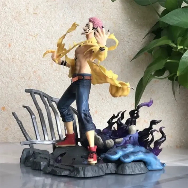 High-quality Jujutsu Kaisen Figures PVC model statues featuring Satoru Gojo, Itadori Yuji, and Ryomen Sukuna for desktop decoration.