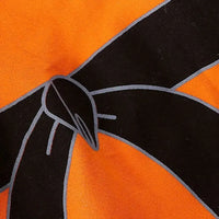 A newborn infant wearing one of the Anime Baby Rompers, a cosplay costume available in Akatsuki, Nezuko, and Tanjirou styles.