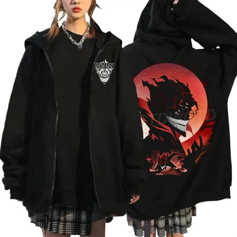 KEN DAMC HOODIE Mサイズ Dandadan Ken Takakura Hoodie | Okarun Anime Zip Up – Infinite