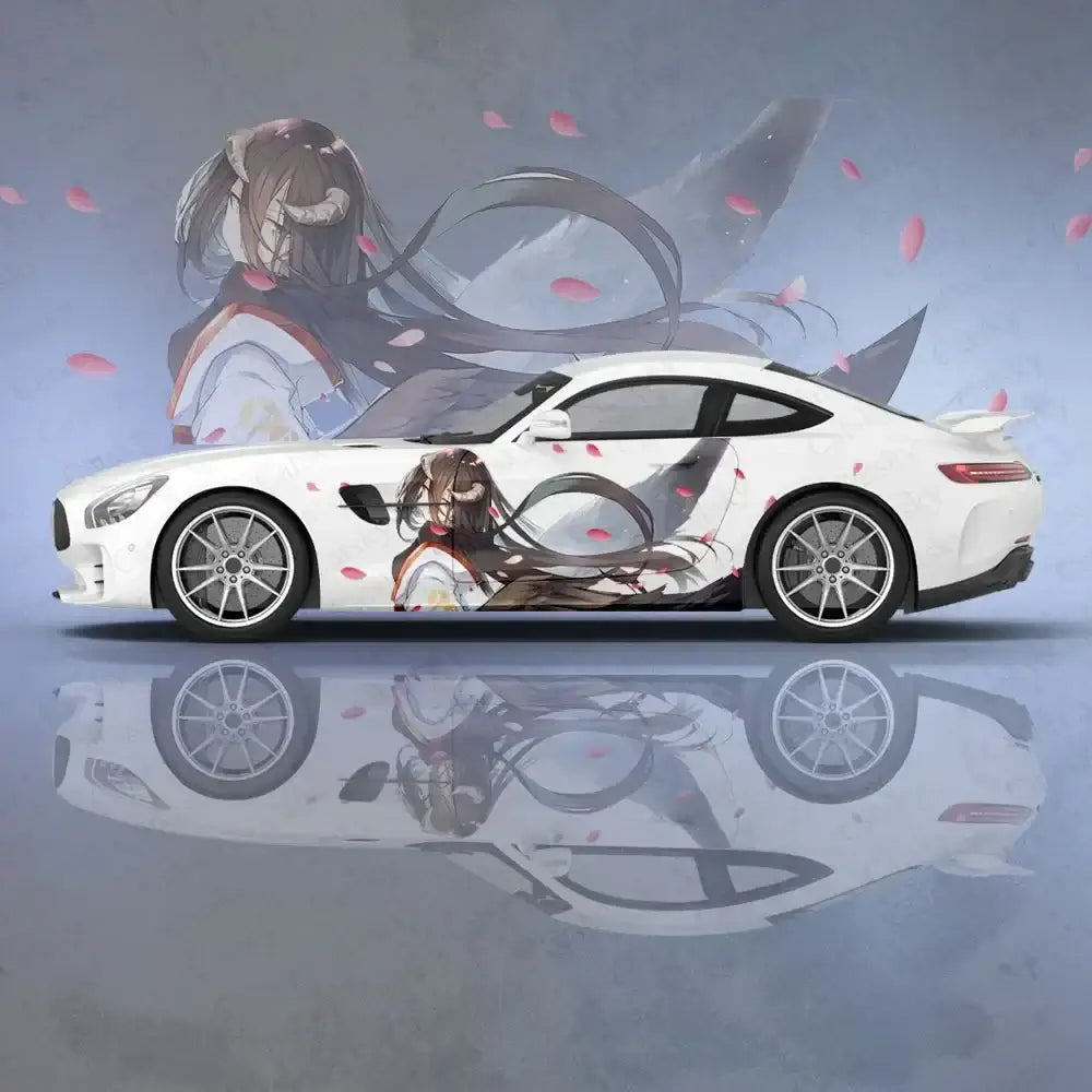 Albedo Anime Vinyl Car Decal Side Graphic Wrap UV fade-resistant custom door waist line sticker