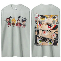 A popular Hot Anime Demon Slayer T-Shirt featuring classic characters in a comfortable, casual short-sleeved top.