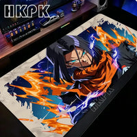 Dragon Ball Z Super Gaming Mouse Pad showcasing a vibrant design with Shenron and Dragon Balls on a gaming desk.