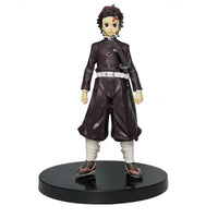 High-quality Demon Slayer Figures featuring Tanjiro Kamado, Nezuko, Zenitsu, and Inosuke in dynamic action poses for anime collection.