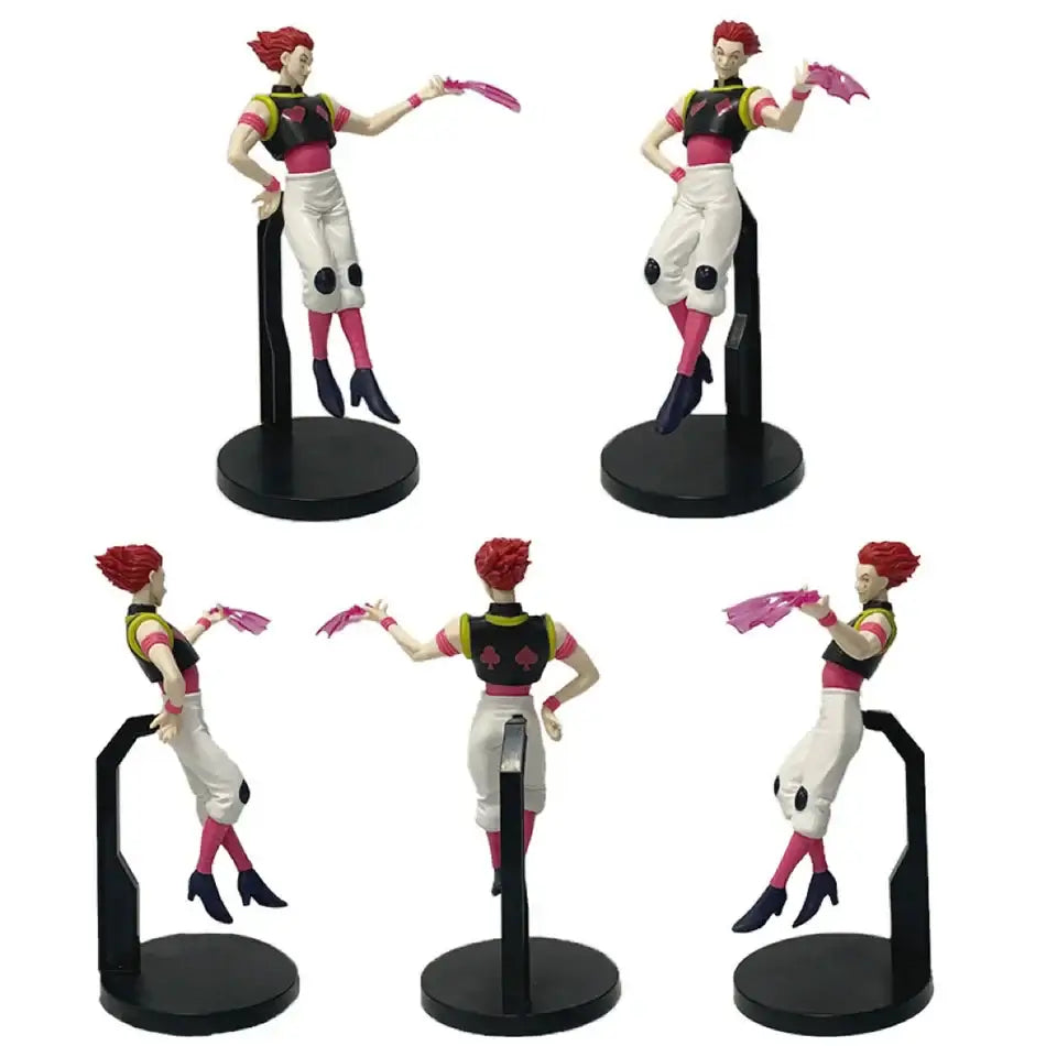 High-quality Hunter x Hunter Anime Figures featuring Gon Freecss, Killua Zoldyck, and Kurapika in dynamic action poses for adult room decor.