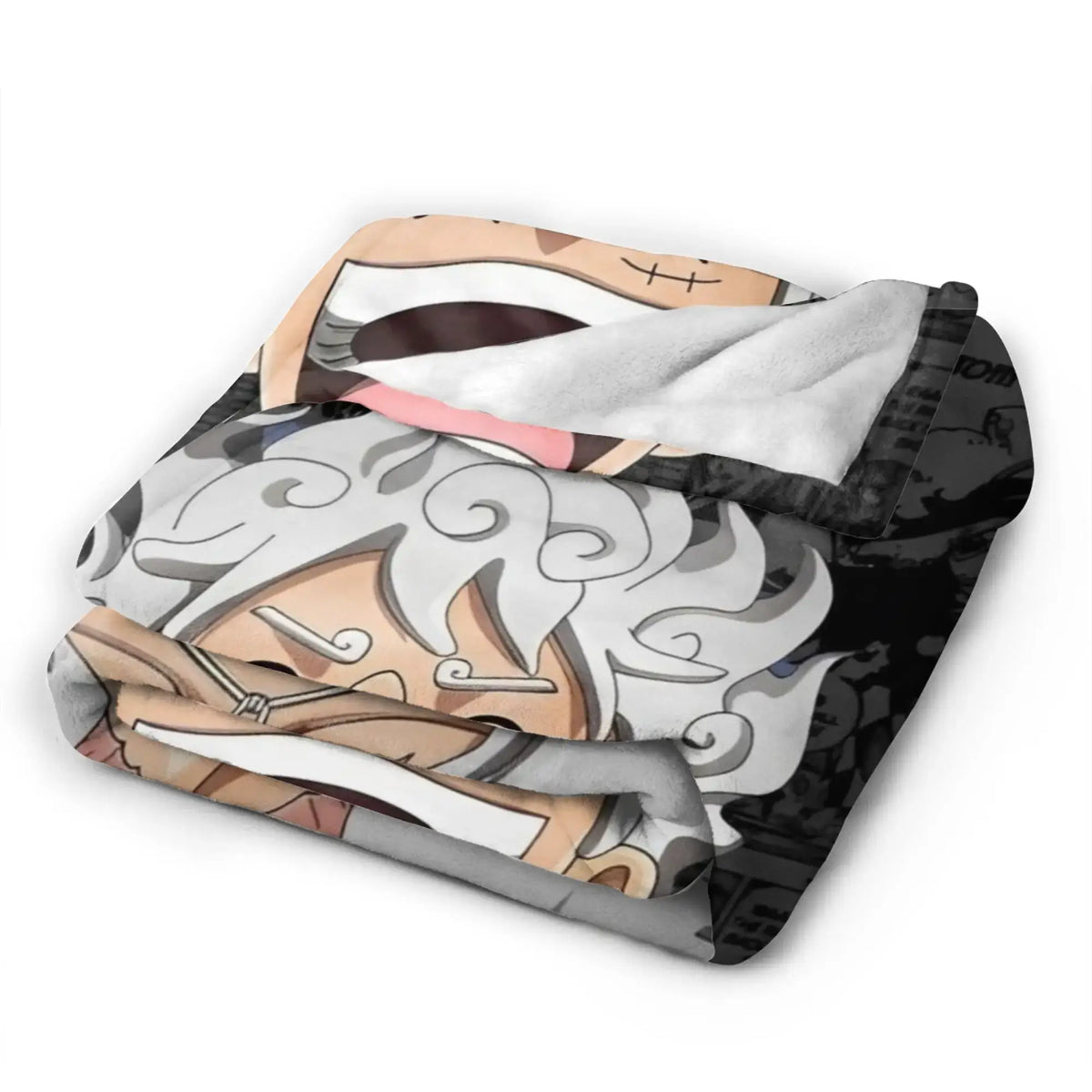 Stay warm with this One Piece Luffy Blanket! 🏴‍☠️ Premium knitted fleece throw for beds and sofas. Soft anime home decor. Shop the trend now!