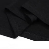 Close-up of Itachi Uchiha Printed Anime T-Shirt graphic print detail cotton fabric short sleeve