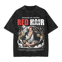 Eustass Kid One Piece Washed T-Shirt | Vintage Streetwear