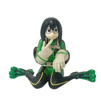 A highly detailed 18cm My Hero Academia Anime Figure made of PVC, featuring action poses of All Might, Deku, and Bakugo for collectors.