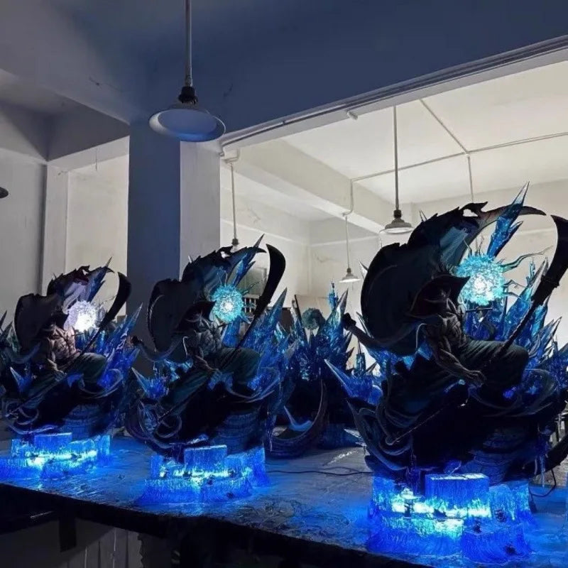 One Piece Whitebeard Naval Battle PVC Figure 38cm luminous Bandai scene model desktop gift