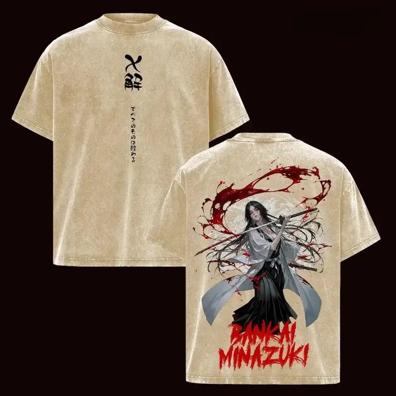 Unohana Retsu T-Shirt Bleach oversized unisex anime streetwear tee shown with relaxed casual styling