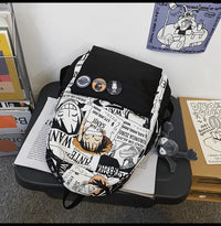 One Piece Luffy Anime Backpack school laptop travel bag men women bold print gift