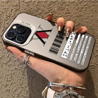 A shockproof Hunter x Hunter Phone Case featuring Gon and Killua anime art, compatible with Apple iPhone 17 Air, 16, 15, and 14 Pro Max.
