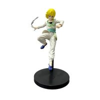 High-quality Hunter x Hunter Anime Figures featuring Gon Freecss, Killua Zoldyck, and Kurapika in dynamic action poses for adult room decor.