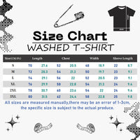 Bleach T-Shirt Vintage Washed Anime Streetwear oversized nylon-cotton blend Y2K hip-hop Bleach anime graphic washed finish applique unisex S to XXXL front view