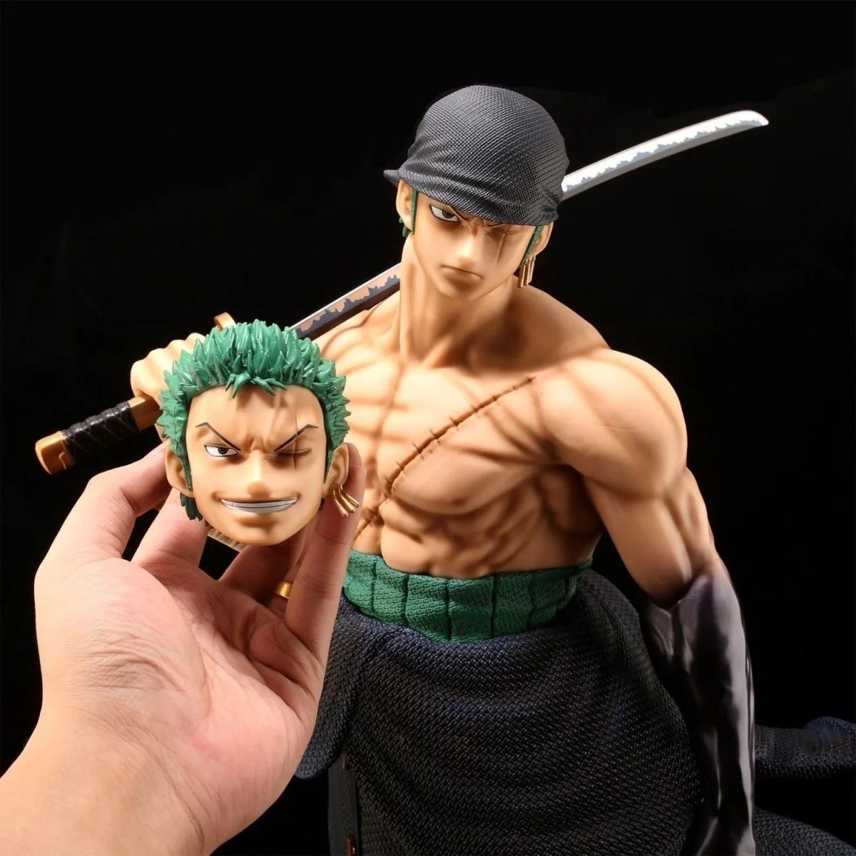 Zoro Five-Headed Eagle Large Collectible Statue 50CM One Piece domineering anime figure gift