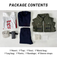 Namikaze Minato Cosplay Costume featuring full set with cloak and detailed design, perfect for fans and conventions.