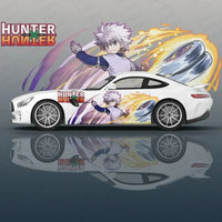 Killua Zoldyck Anime Vinyl Car Decal Side Graphic flower UV fade-resistant universal SUV vehicle
