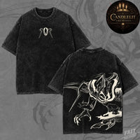 Ichigo Kurosaki Mugetsu Final Getsuga Tensho T-Shirt featuring a detailed graphic design on lightweight fabric.