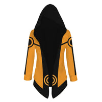 Naruto Uzumaki Cosplay Hooded Cardigan Trench Coat full length spring autumn anime casual jacket