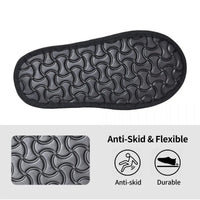 One Piece Luffy Memory Foam House Slippers cozy winter cotton non-skid bedroom slides anime gift
