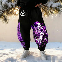 Trendy Broly Anime Pants featuring a Legendary Super Saiyan graphic print, designed as casual Y2K streetwear joggers for men.