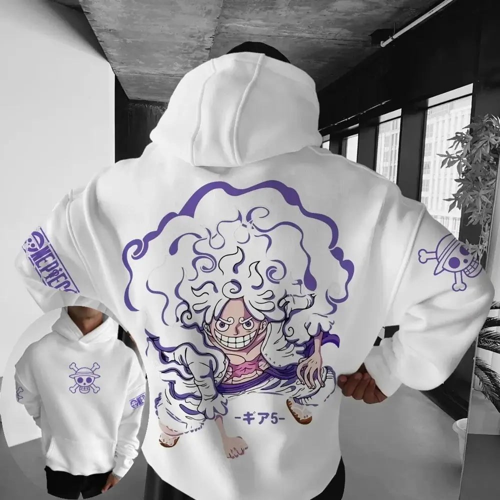 ONE PIECE Monkey D. Luffy Anime Hoodie men's long sleeve sweater parent-child matching clothing
