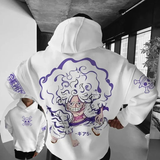 ONE PIECE Monkey D. Luffy Anime Hoodie men's long sleeve sweater parent-child matching clothing