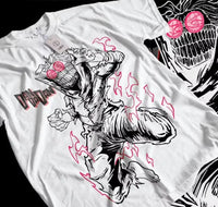 Unleash the occult with this Dandadan Okarun T-shirt! 👽 High-quality oversized cotton anime tee for men & women. Shop the trend now!